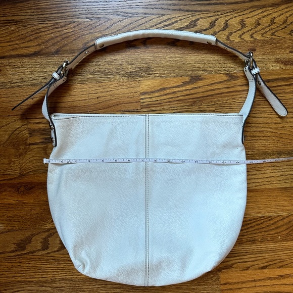 White Leather hobo bag - Picture 6 of 16